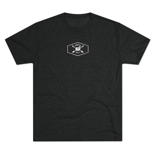 Unisex Tri-Blend Crew Tee with Vintage Graphic, Casual Wear, Gift for Him/Her, Comfortable Everyday Tee, Stylish Graphic T-shirt