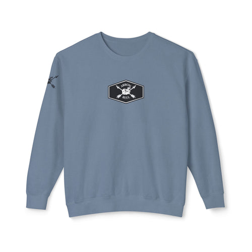 Unisex Lightweight Crewneck Sweatshirt with Vintage Design, Cozy Lounge Wear, Casual Gift, Everyday Style, Home & Outdoor Comfort