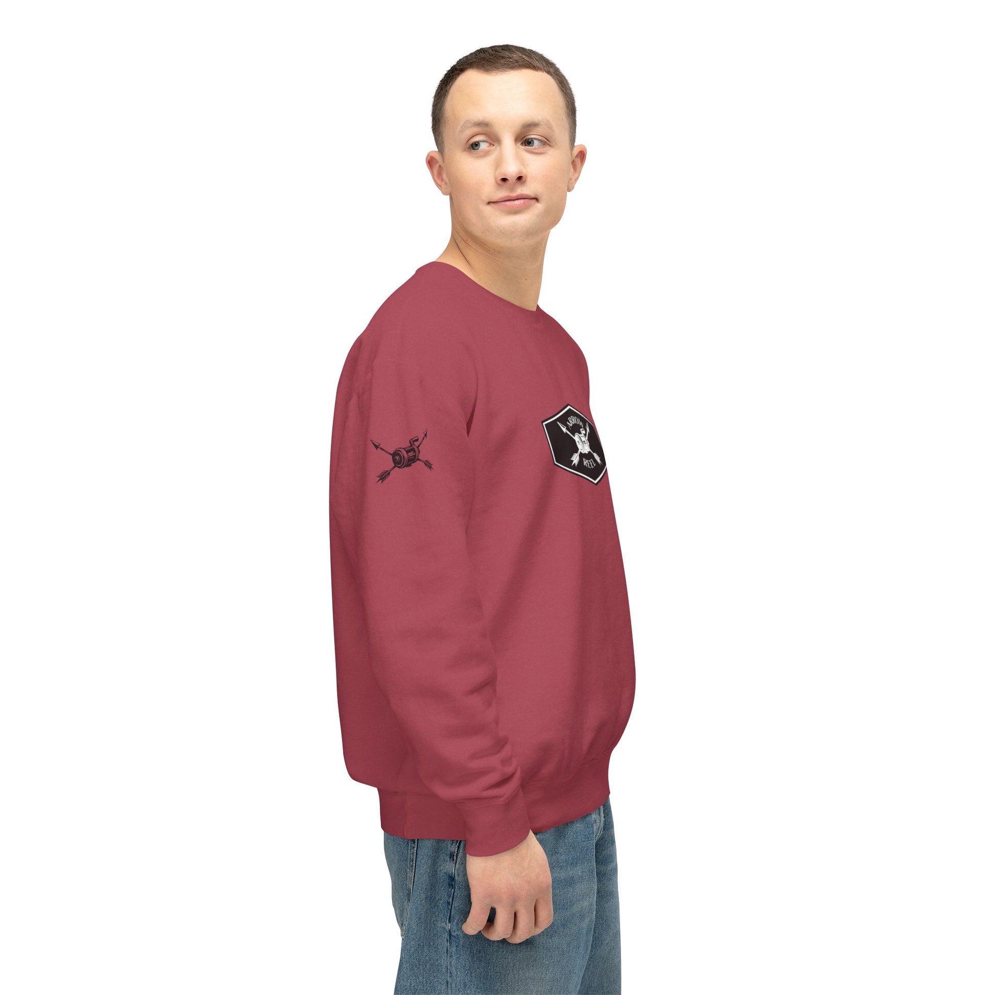 Unisex Lightweight Crewneck Sweatshirt with Vintage Design, Cozy Lounge Wear, Casual Gift, Everyday Style, Home & Outdoor Comfort
