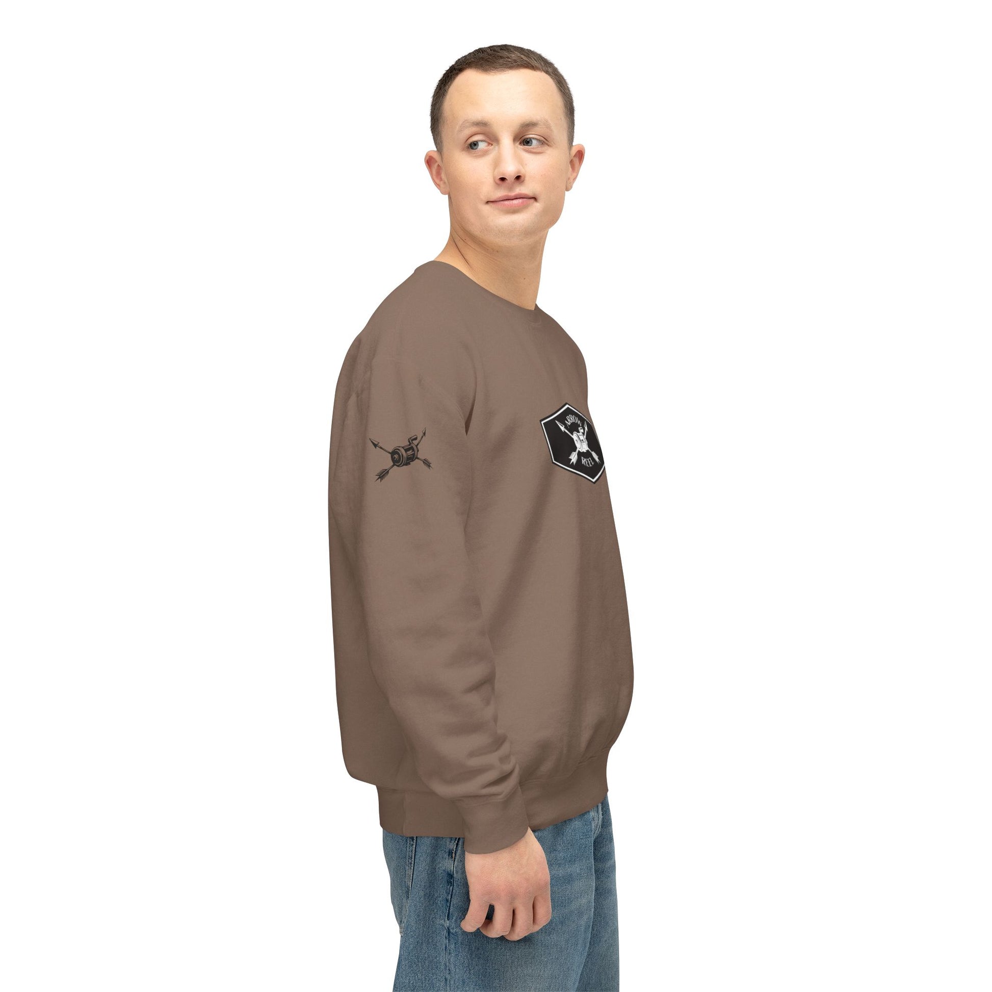 Unisex Lightweight Crewneck Sweatshirt with Vintage Design, Cozy Lounge Wear, Casual Gift, Everyday Style, Home & Outdoor Comfort