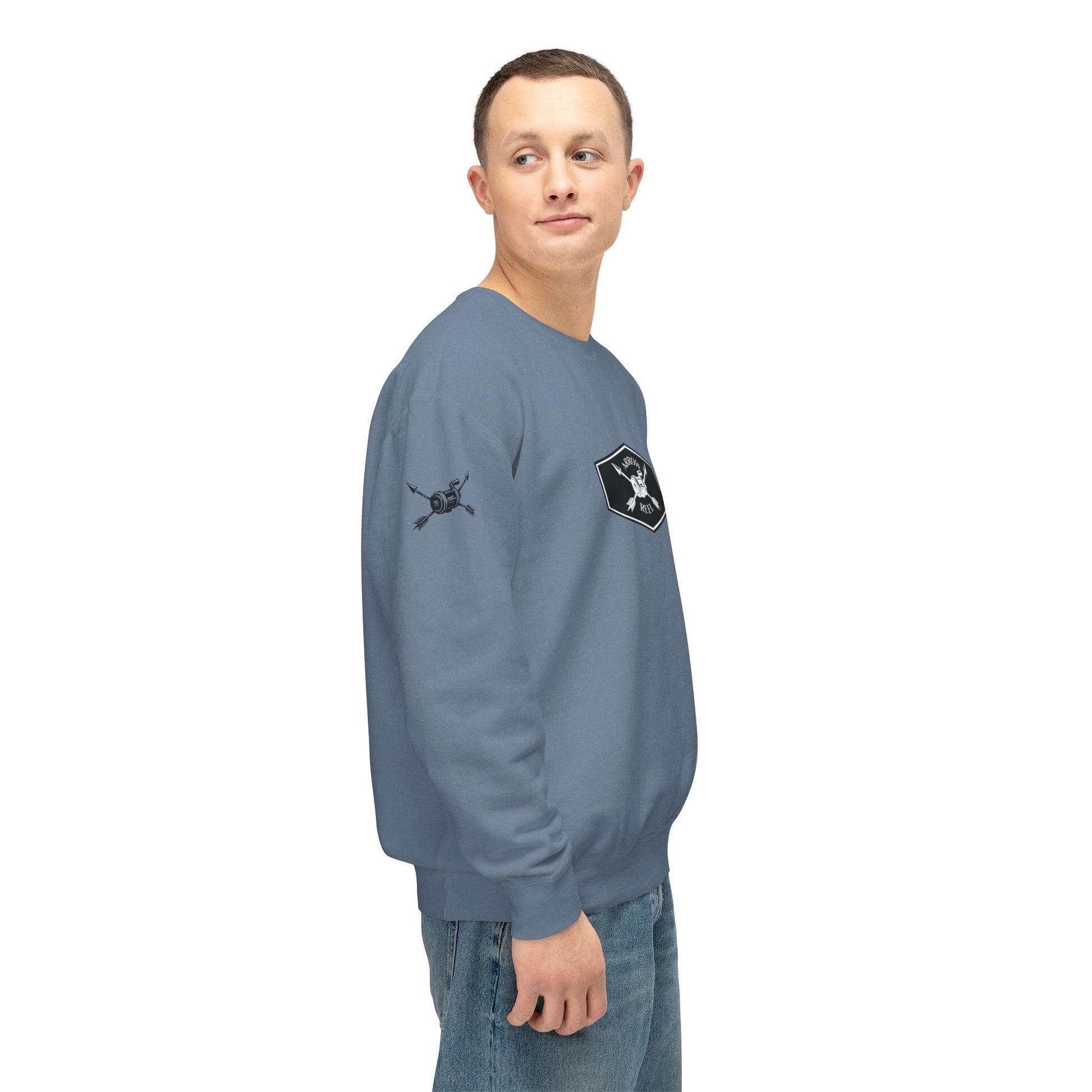 Unisex Lightweight Crewneck Sweatshirt with Vintage Design, Cozy Lounge Wear, Casual Gift, Everyday Style, Home & Outdoor Comfort