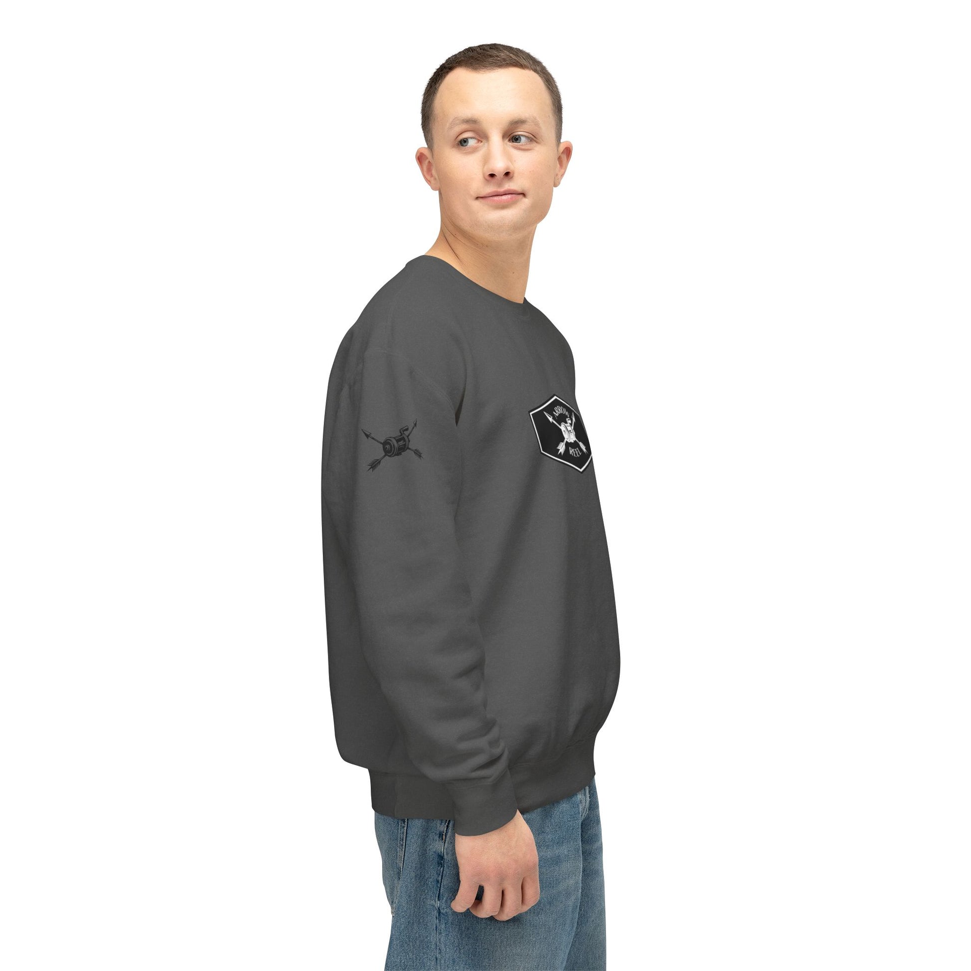 Unisex Lightweight Crewneck Sweatshirt with Vintage Design, Cozy Lounge Wear, Casual Gift, Everyday Style, Home & Outdoor Comfort